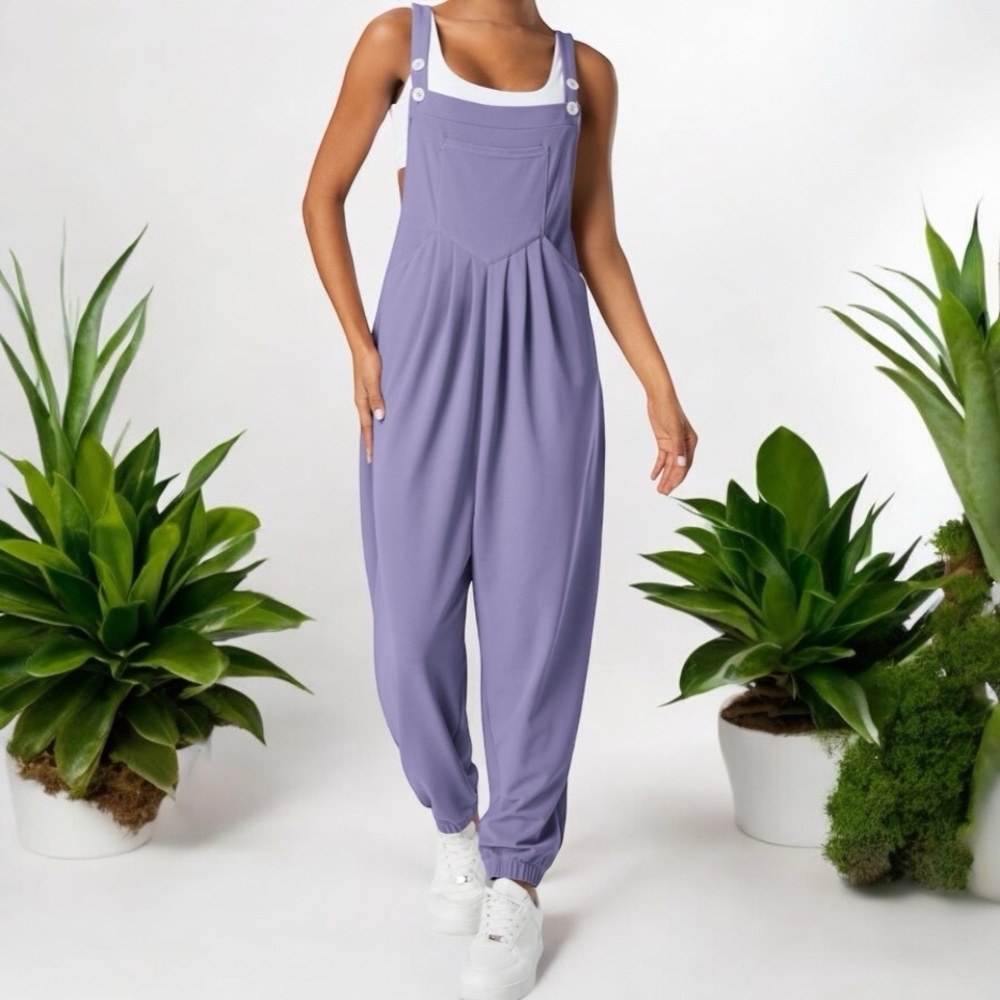 Halara Lavender Jumpsuit L and XL NWT